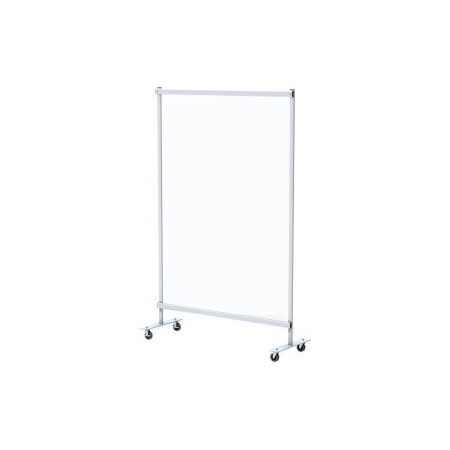 Testrite Instrument Co Clear Mobile Divider Vinyl 48W x 72H TT-1985-W
